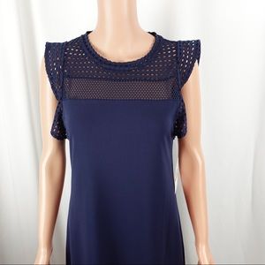 Michael Kors Sleeveless Dress (Small) Navy blue